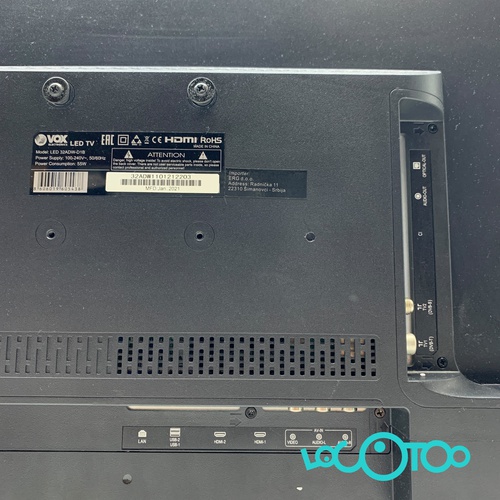 TV LED VOX 32ADW110 SmartTV Euroconector TD