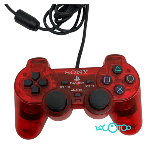 MANDO CONSOLA SONY PS2 ROJO