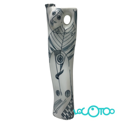 CERAMICA FIGURA ANTROPOMORFICA FILETEADA