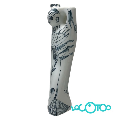 CERAMICA FIGURA ANTROPOMORFICA FILETEADA