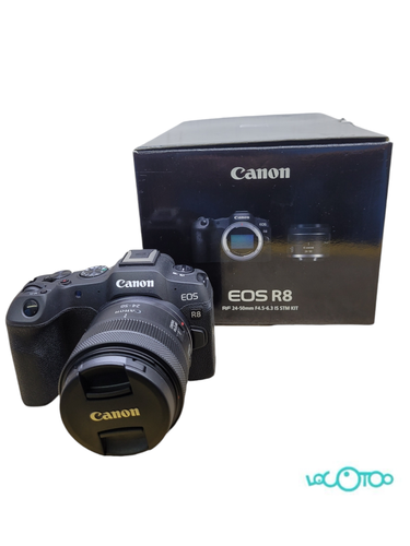 CAMARA EVIL CANON EOS R8 + OBJETIVO 24-50MM