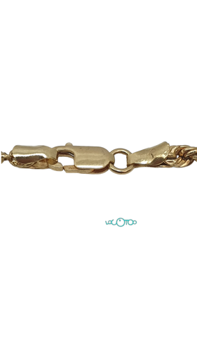 Cadena Oro 60 cm Cierre Mosquetón