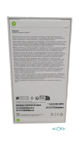 Smartphone APPLE IPHONE 15 128 GB PRECINTAD