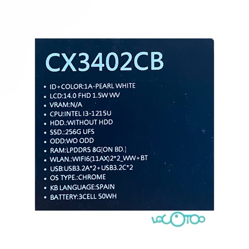 Portátil ASUS CHROMEBOOK PLUS 256 GB 8 GB I