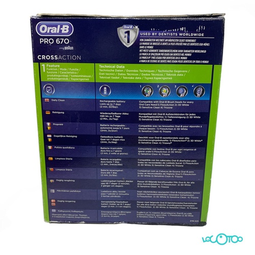 Cepillo Dientes Eléctrico ORALB PRO 670 CRO