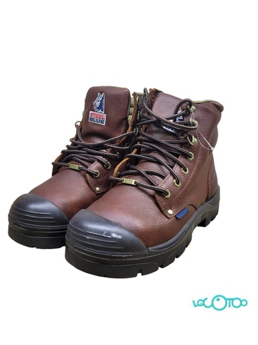 CALZADO PROTECCION STEEL BLUE BOTAS MARRONE