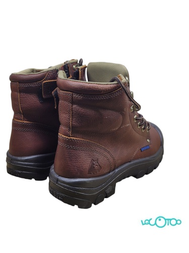 CALZADO PROTECCION STEEL BLUE BOTAS MARRONE