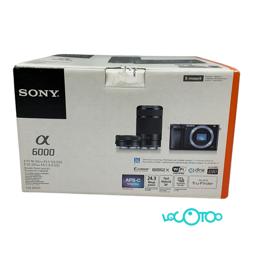 Cámara Evil SONY ALPHA A6000 (ILCE-6000)+16