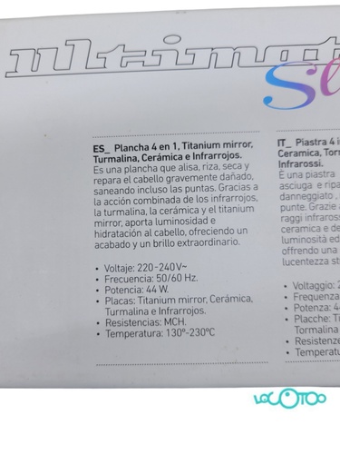 PLANCHA PELO PERFECT BEAUTY ULTIMATE SLIM 4