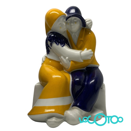 Cerámica GALOS PAREJA ENAMORADOS