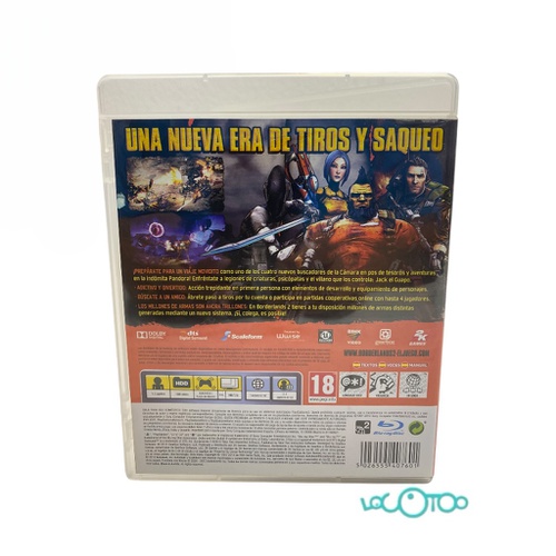 Videojuego SONY PS3 BORDERLANDS 2 