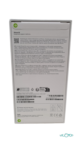 APPLE IPHONE 16  128 GB. PRECINTADO