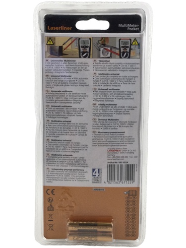 Multímetro LASERLINER MULTIMETER-POCKET Dig