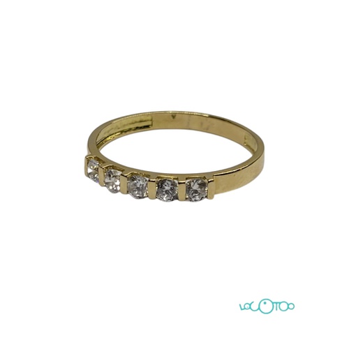 Anillo Oro 18K con piedra 