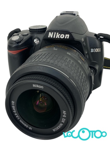 CÁMARA REFLEX NIKON D3000 + AF-S NIKKOR 18-