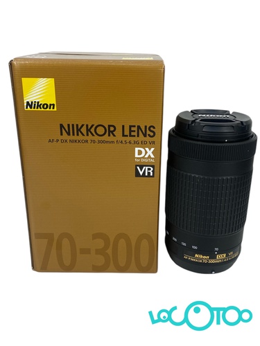 OBJETIVO NIKON DX VR 70-300MM 1:4.5-6.3G ED