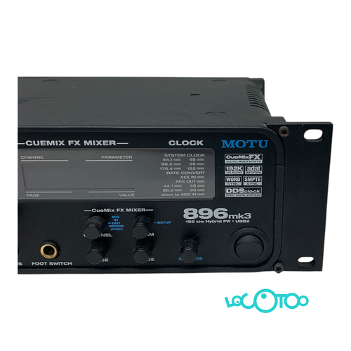 Tarjeta De Sonido MOTU   INTERFACE 896 MK3