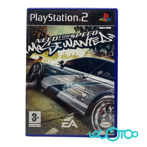 Videojuego SONY PS2 NEED FOR SPEED MOST WAN