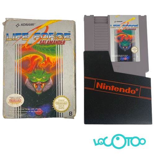 LIFE FORCE SALAMANDER NINTENDO NES