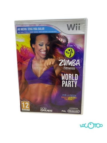 NINTENDO WII ZUMBA FITNESS WORLD PARTY