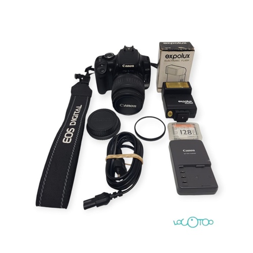 Cámara Réflex CANON EOS 400D  18-55 mm Con 