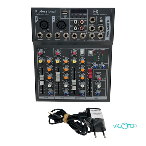 Mesa De Sonido MIXER MM-F4 USB