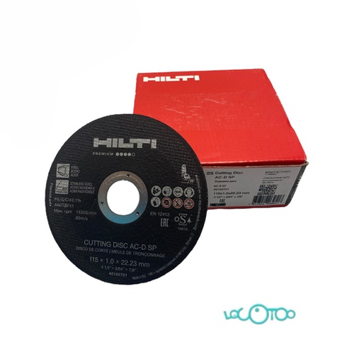 Varios Bricolaje HILTI 25 DISCOS DE CORTE 1