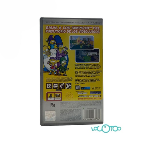Videojuego SONY PSP LOS SIMPSON EL VIDEOJUE