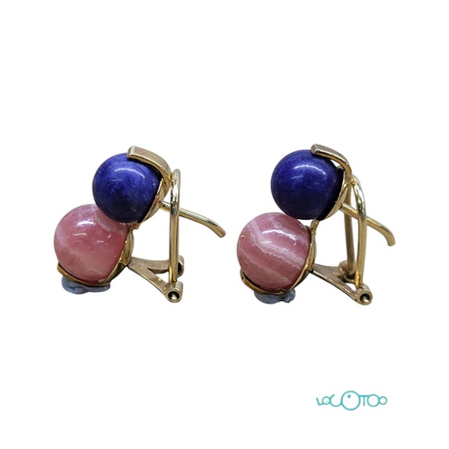 Pendientes Oro 18K con piedra 