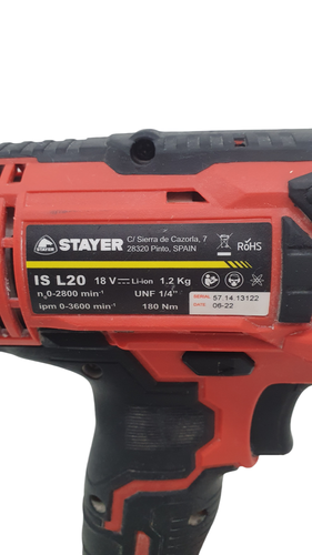 Atornillador Batería STAYER IS L20 18 V 2.0