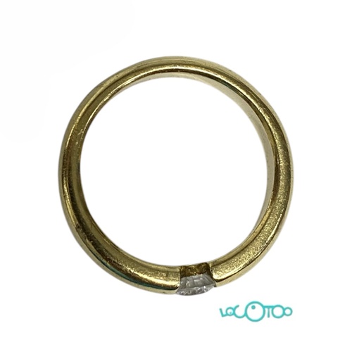 Anillo Oro ANILLO ORO C/PIEDRA BLANCA Talla