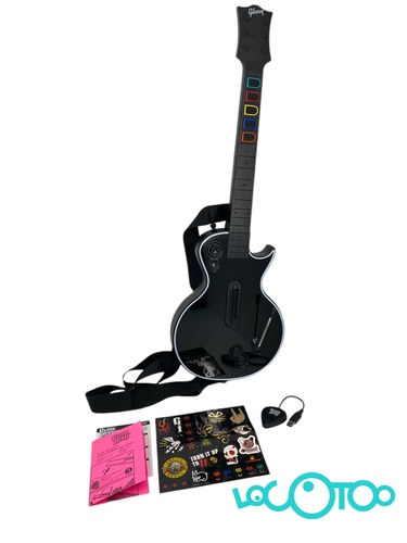 GUITARRA LES PAUL NEGRA GUITAR HERO PS3