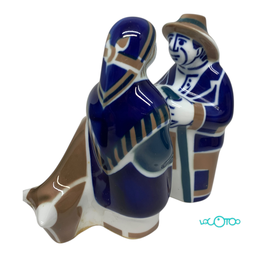 Cerámica SARGADELOS PAREJA CON VACA