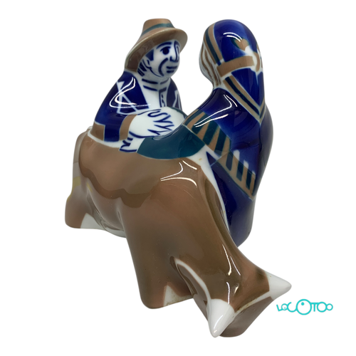 Cerámica SARGADELOS PAREJA CON VACA