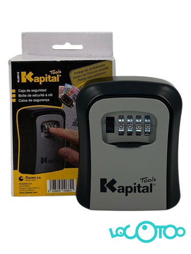 KAPITAL TOOLS CAJA DE SEGURIDAD 4 DIGITOS
