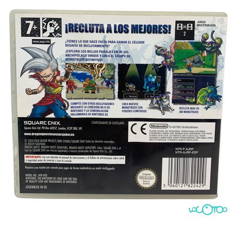 Videojuego NINTENDO DS DRAGON QUEST MONSTER