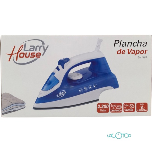 PLANCHA DE VAPOR LH1487 LARRY HOUSE