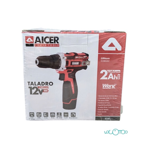TALADRO 12V SERIE WORK AICER (1X 2.0AH)
