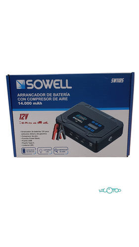 ARRANCADOR BATERIAS CON COMPRESOR SOWELL 14