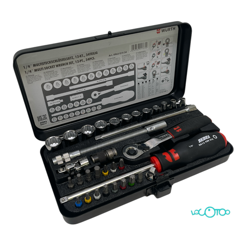 Kit Herramientas WURTH ZEBRA JUEGO CARRACA 