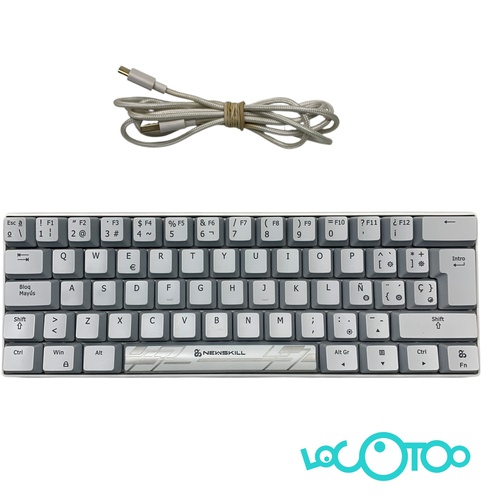 Teclado NEWSKILL PYROS IVORY Bluetooth Gami