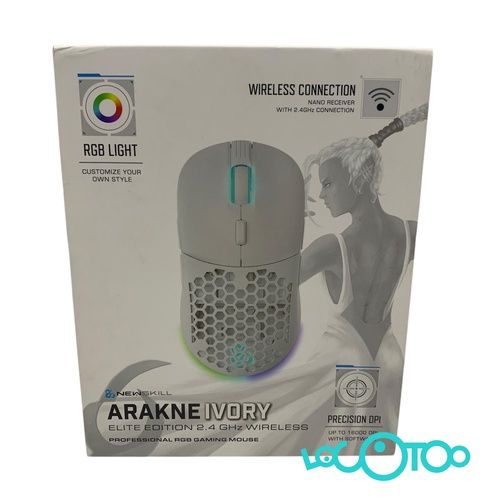 Ratón newskill arakne  ivory