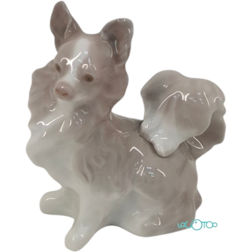 FIGURA DE PORCELANA PERRO PAPILLÓN LLADRÓ