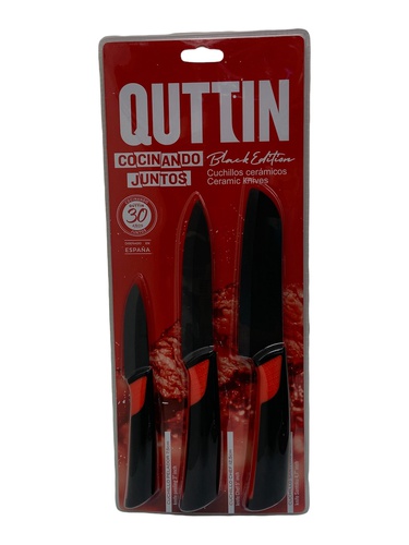 Varios Menaje Cocina QUTTIN SET 3 CUCHILLOS