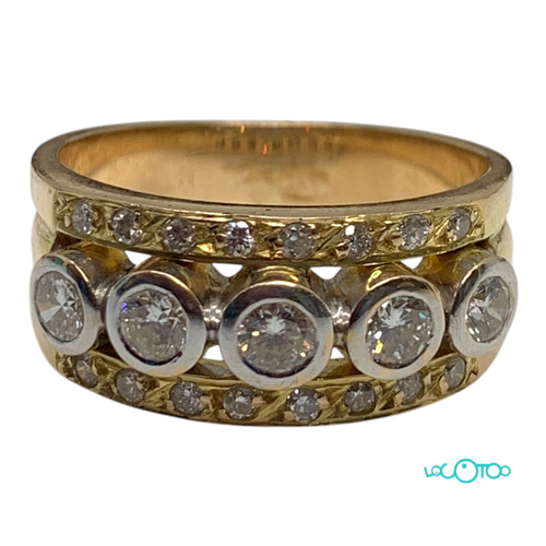 Anillo Oro ANILLO ORO 18K CON DIAMANTES Tal