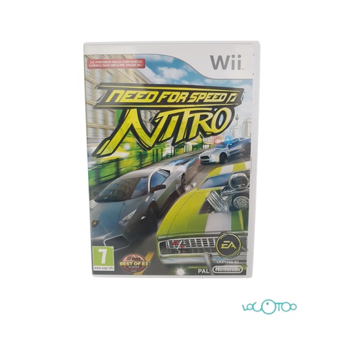 Videojuego NINTENDO WII NEED FOR SPEED NITR