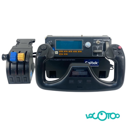 VOLANTE SAITEK PRO FLIGHT YOKE SYSTEM + MUL