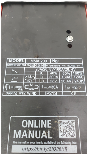 Soldadura Taller y Obra GREENCUT MMA 200 16