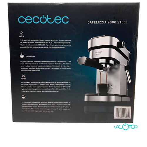 Cafetera Expreso CECOTEC CAFELIZZIA 2000 ST