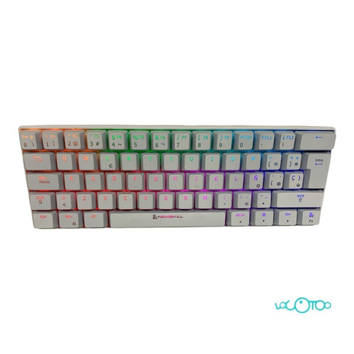 Teclado NEWSKILL PYROS IVORY